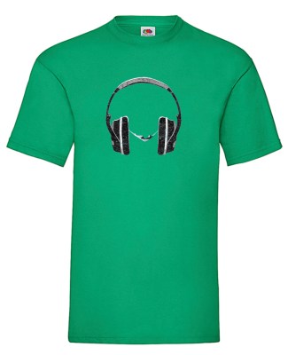 FRUIT OF THE LOOM T-shirt με στάμπα K5854 ΠΡΑΣΙΝΟ